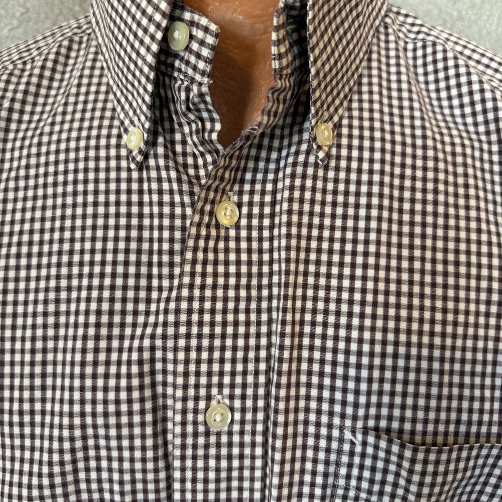 Mens Tommy Hilfiger Gingham Button Up Shirt NEW WITH TAGS SIZE LARGE